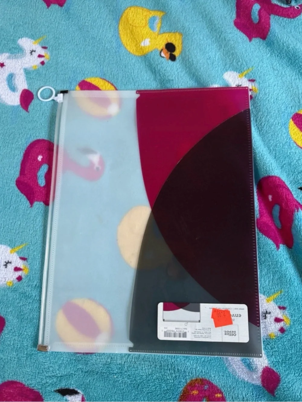 Clear Vinyl Document Pouch